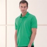 Polo Russell Pique Premium(2x Flessengroen mt S beschik.)